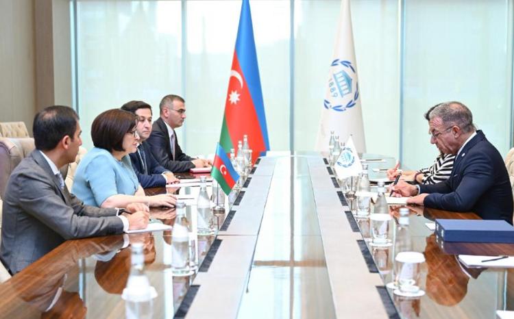 Chair of Milli Majlis Sahiba Gafarova Meets President of Inter-Parliamentary Union 