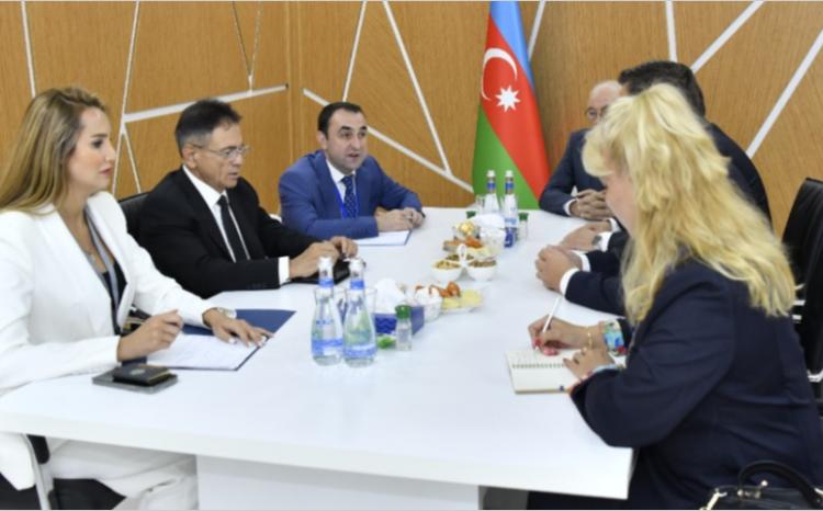 Mədət Quliyev "ADEX" və "Securex Caspian" sərgiləri çərçivəsində bir sıra görüşlər keçirib 