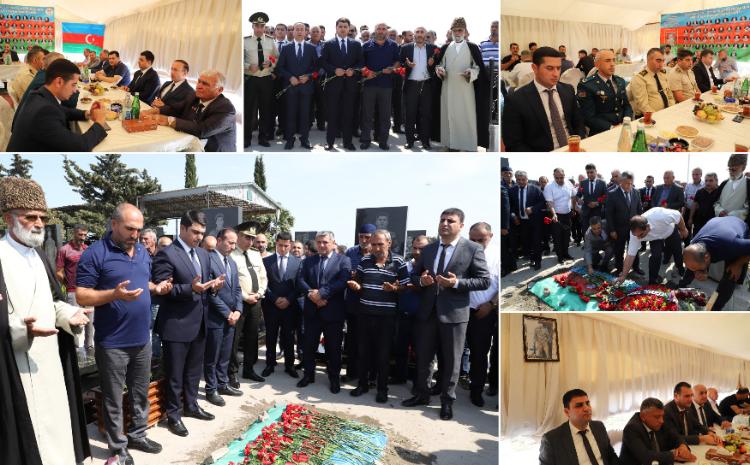 Şəhid hərbi qulluqçu Fətullayev Rafailin yas mərasimi qeyd olunub 