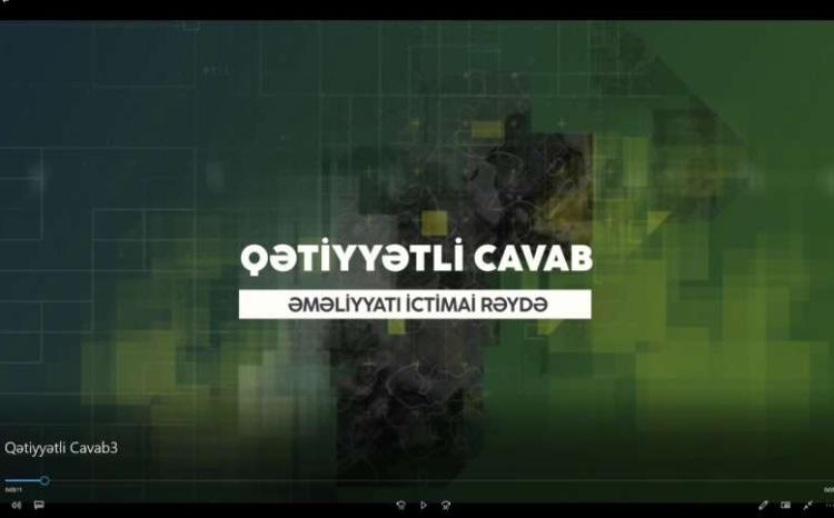 Şuşada "Qətiyyətli cavab" əməliyyatı sorğusunun nəticələri elan edildi (VİDEO-FOTO)
