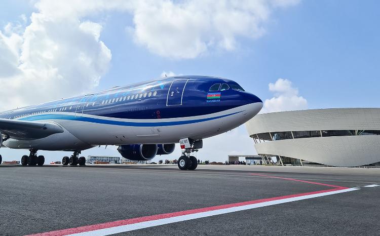 Самолет AZAL совершил технический рейс в Зангиланский международный аэропорт в Восточном Зангезуре 