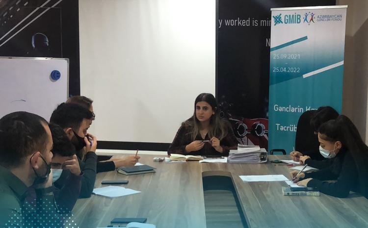 "Gənclərin Karyera və Təcrübə Mərkəzi" adlı layihə yekunlaşdı 