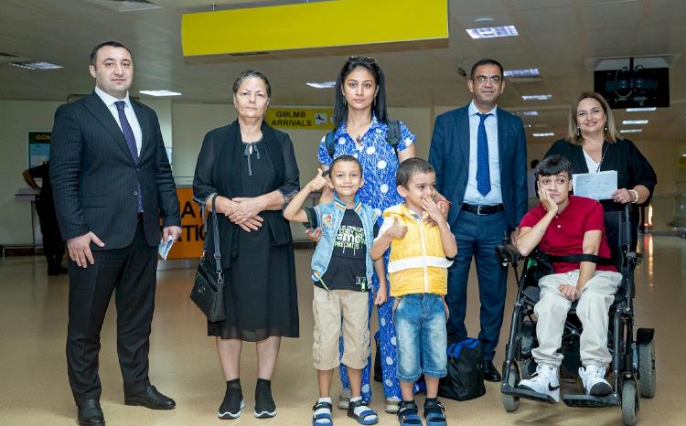 Daha bir qrup şəhid ailəsi üzvü və əlilliyi olan şəxs sanator-kurort, müalicə mərkəzlərinə yola salındı 