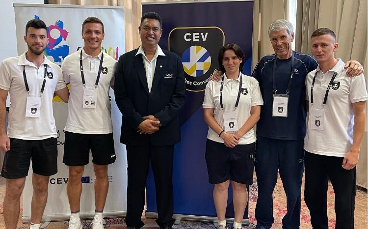 Azərbaycan təmsilçiləri Avropa Voleybol Konfederasiyasının Məşqçilər Konvensiyasında iştirak ediblər 