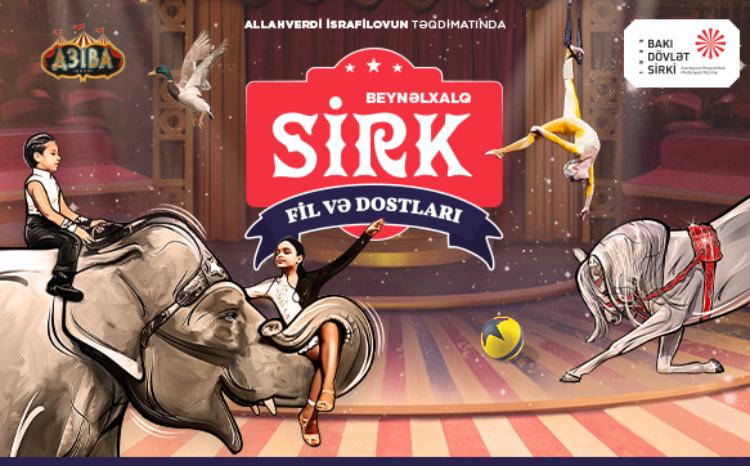 Bakı Dövlət Sirkinə "Fil və dostları" adlı beynəlxalq sirk proqramı gəlir 
