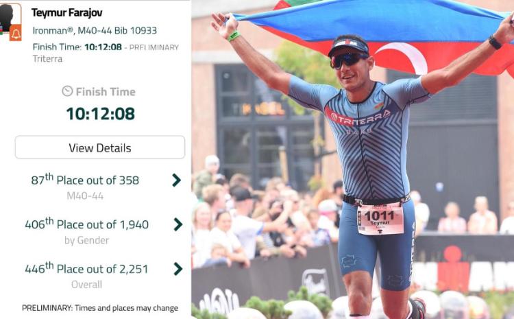 Fərəcov "Ironman" turnirlərində Azərbaycan üçün yeni rekorda imza atıb 