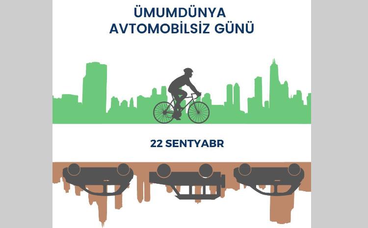 "Ümumdünya Avtomobilsiz Günü" ilə əlaqədar veloyürüş keçiriləcək 