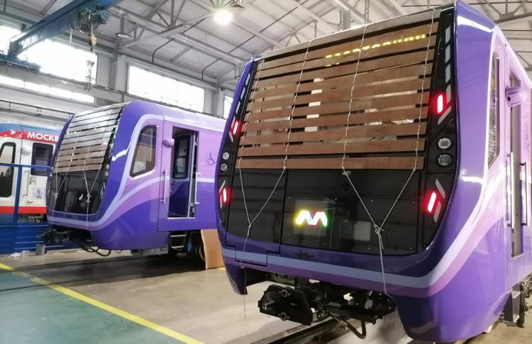On yeni vaqon Bakı metropoliteninə gətirilib 