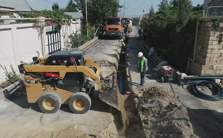 Binəqədidə yeni içməli su şəbəkəsi yaradılır 