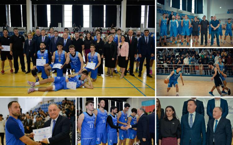 AzTU komandası basketbol üzrə turnirin qalibi olub 