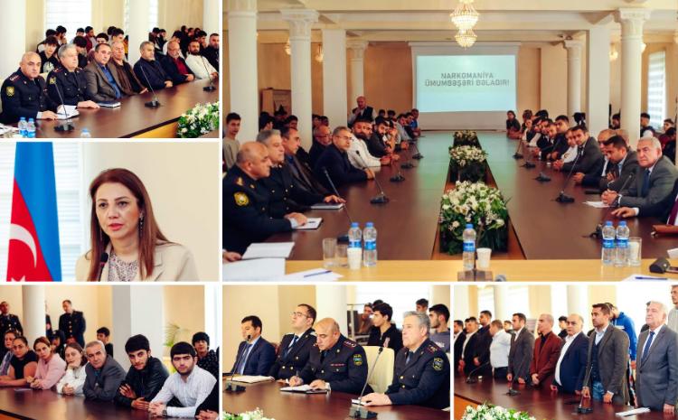 İdmançılarla "Narkomaniya ümumbəşəri bəladır" devizi altında görüş keçirilib 