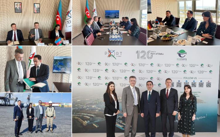 Посол Германии в Азербайджане посетил Бакинский порт 