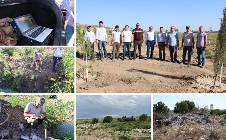 "Füzuli Mərkəzi Park"ın torpaq nümunələri Türkiyədə laboratoriya analizindən keçiriləcək 