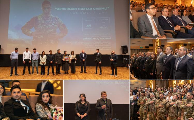 Состоялась премьера фильма «Герой Мухтар Гасымлы» - ВИДЕО