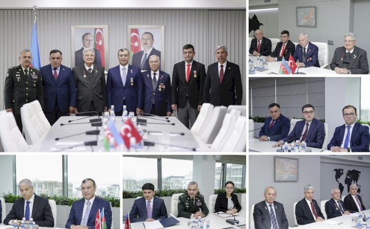 ƏƏSMN-də Türkiyənin bir qrup hərbi yönümlü QHT nümayəndəsi və müharibə veteranı ilə görüş olub 