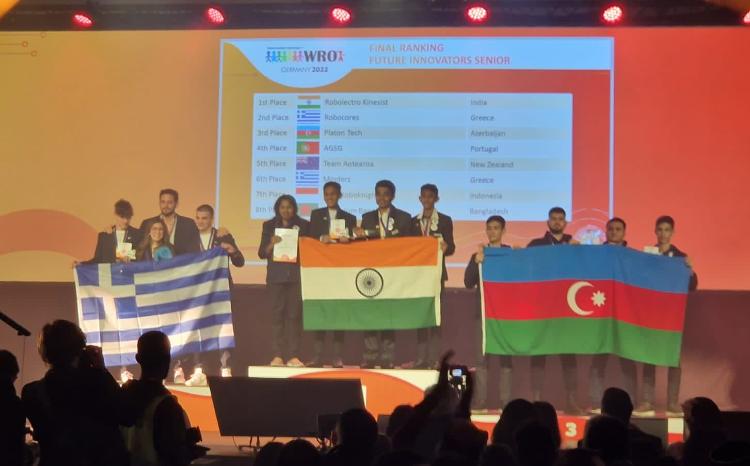 AzTU komandası Dünya Robot Olimpiadasının üçüncüsü oldu 