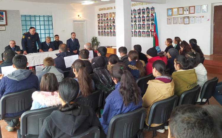 "Narkomaniyaya və erkən nikaha yox deyək!" mövzusunda tədbir keçirilib 