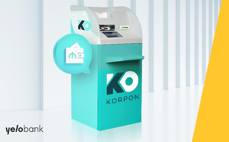 Клиенты Yelo Bank смогут пополнять счет крупной наличной суммой с помощью терминала "КorpOn" 