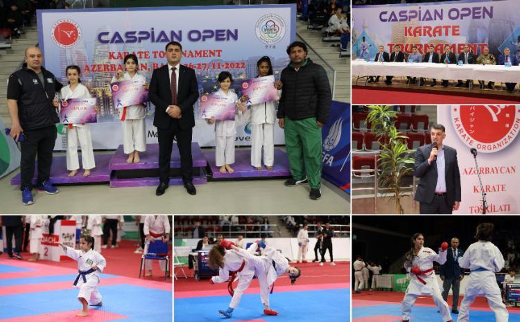 "Caspian Open" beynəlxalq karate turniri keçirilib 