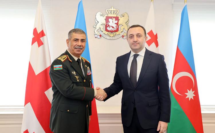 The Minister of Defense met with the Prime Minister of Georgia 