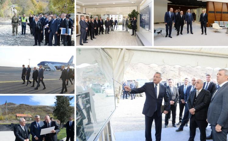Baş nazir və Prezident Administrasiyasının nümayəndə heyəti Şərqi Zəngəzura səfər edib 