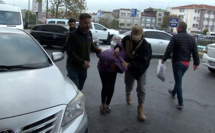 Teraktda şübhəli bilinən qadın belə saxlanıldı - VİDEO