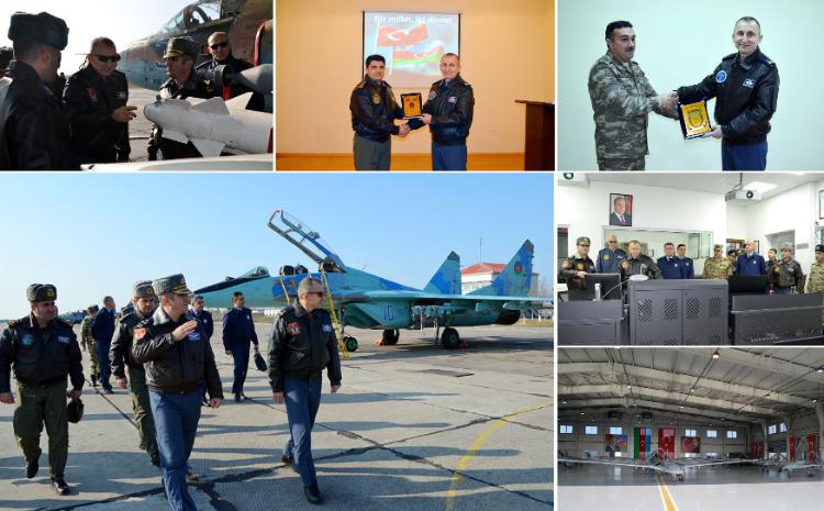 Турецкая делегация посетила воинские части ВВС 