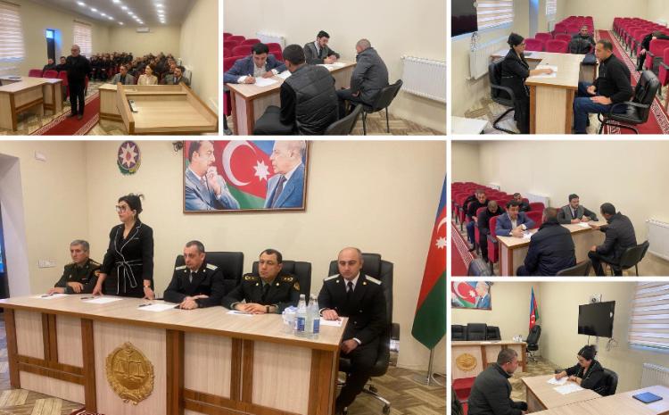10 saylı cəzaçəkmə müəssisəsində pulsuz hüquqi yardım aksiyası təşkil edilib 