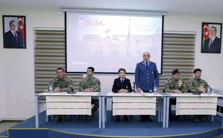 Gömrük Akademiyasında Vətən müharibəsi qaziləri ilə görüş keçirilib 