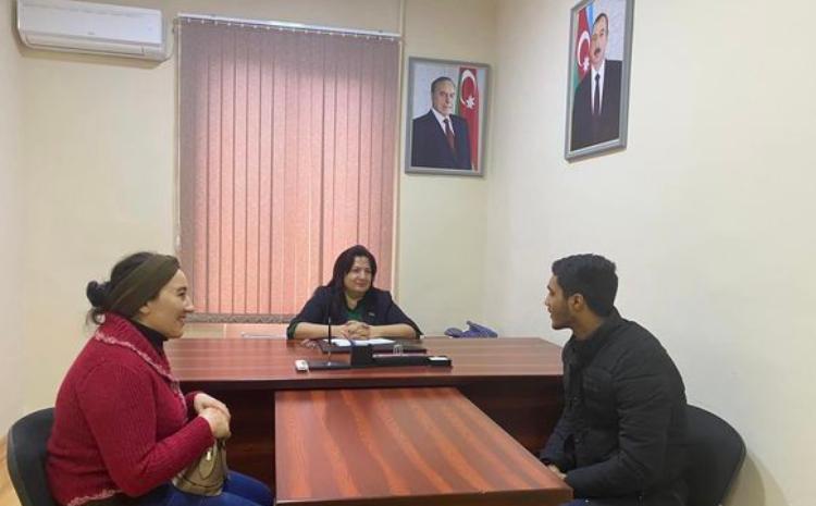 Pərvin Kərimzadə qüəbul keçirdi 
