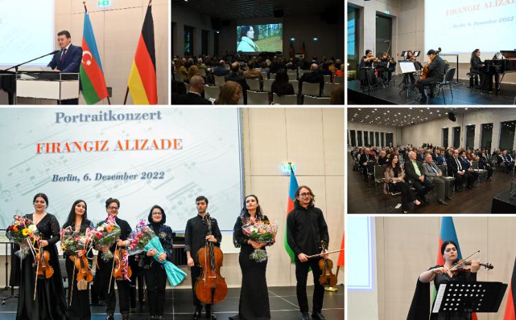 Berlində Firəngiz Əlizadənin yubiley konserti keçirilib 