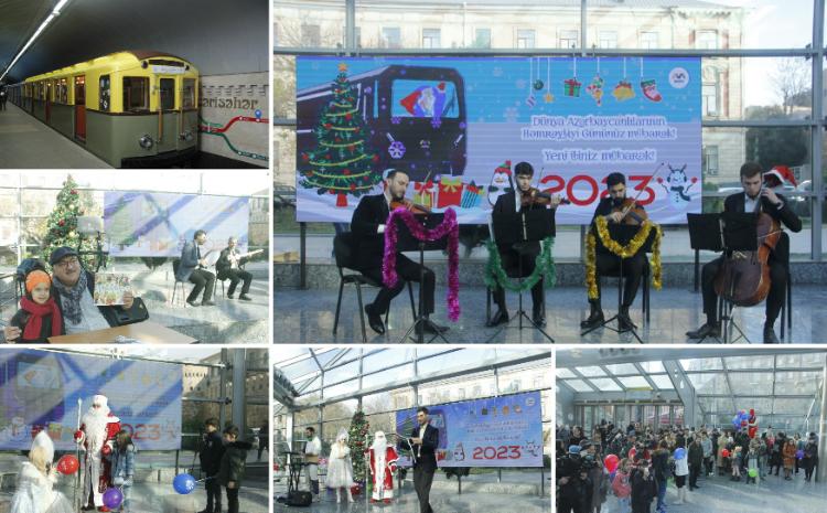 Bakı metropoliteninin bayram tədbirləri 