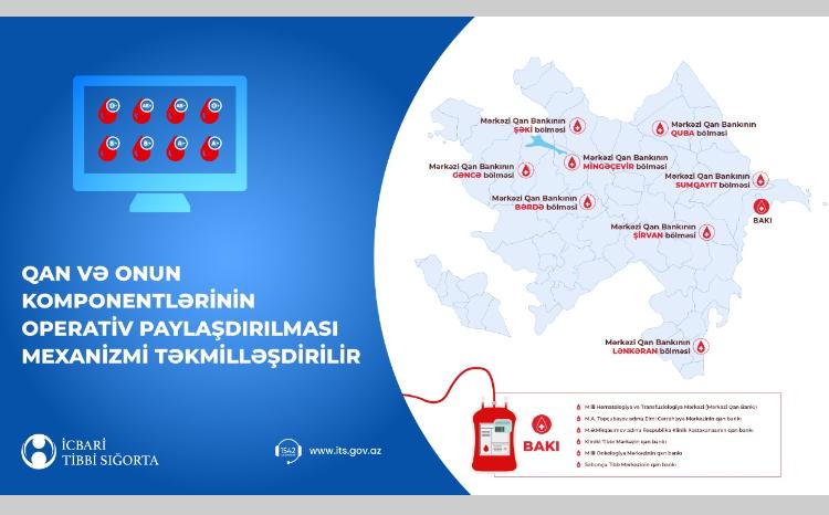Qan və onun komponentlərinin operativ paylaşdırılması mexanizmi təkmilləşdirilir 
