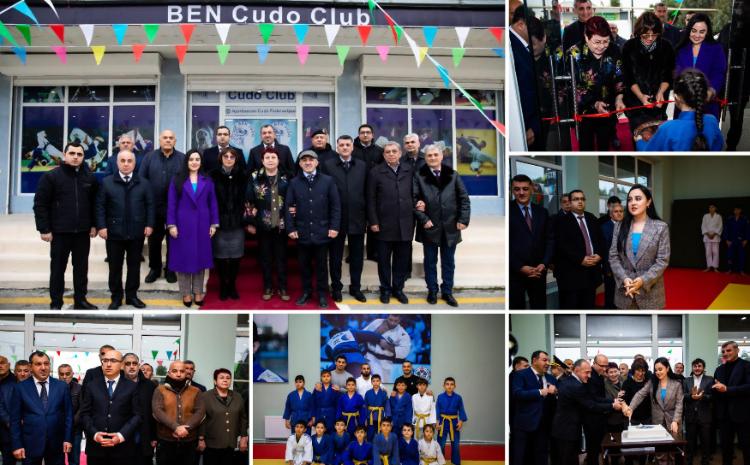Bilgəh qəsəbəsində yeni cüdo zalı istifadəyə verilib 