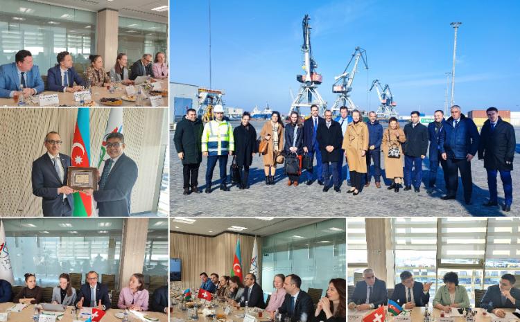 Высокопоставленная швейцарская делегация посетила Бакинский порт с целью изучения новых возможностей для сотрудничества 