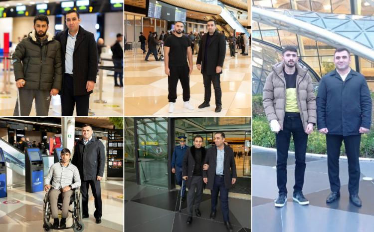 Daha 4 qazimiz Türkiyədə müalicəsini tamamlayaraq Vətənə qayıdıb 