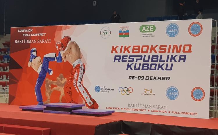 Kikboksinq üzrə Respublika Kuboku start götürüb 