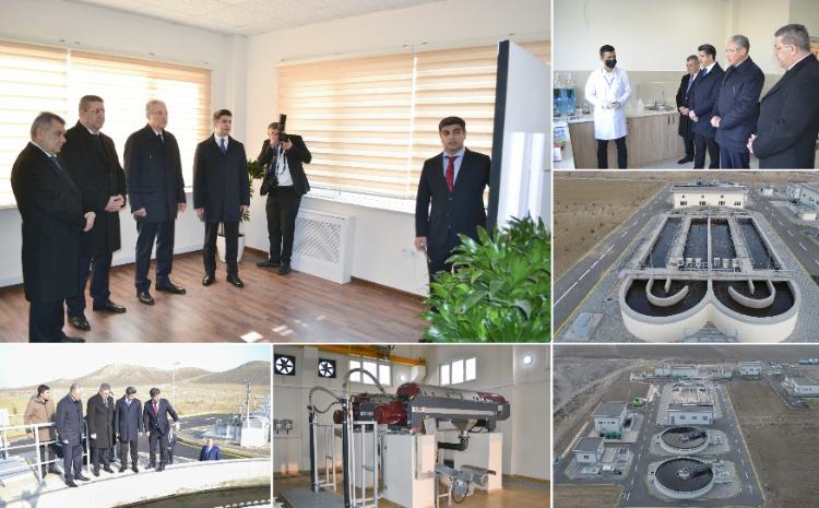 Naftalan şəhərində yeni tullantı sutəmizləyici qurğusu istismara verilib 