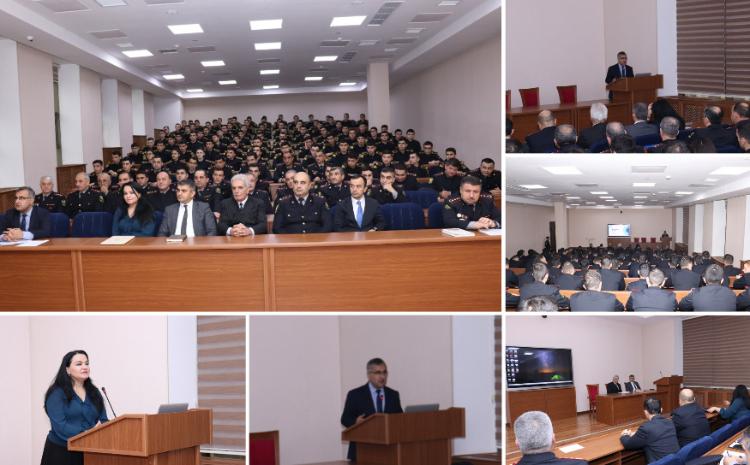 Polis Akademiyasında Mediasiya Şurası ilə görüş keçirildi 