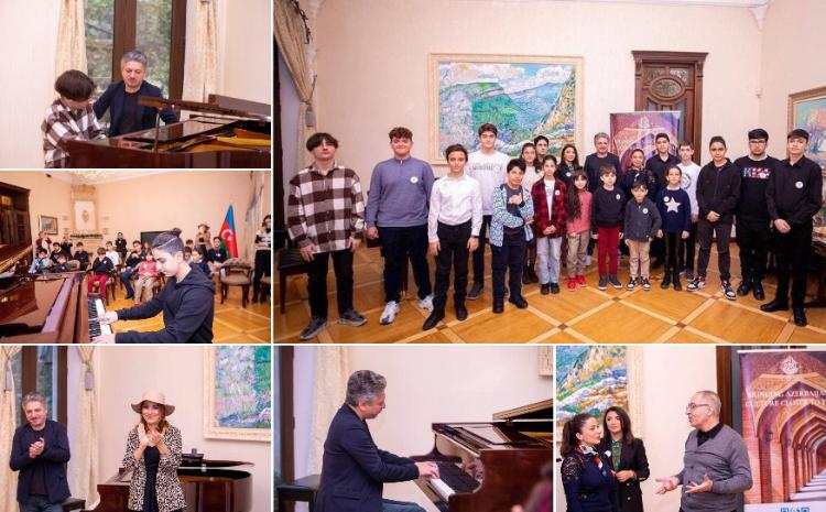 Pianoçu Şahin Növrəslinin iştirakı ilə həyata keçirilən "Ustad Dərsləri" layihəsinin son dərsi başa çatıb 