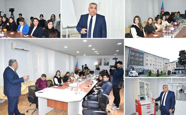Media nümayəndələri Kliniki Tibbi Mərkəzdə icbari tibbi sığortanın təşkili ilə tanış olublar 