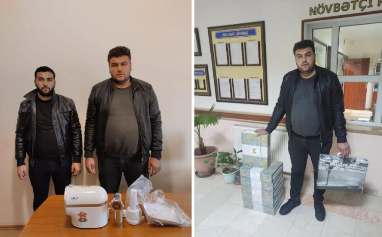 Naxçıvanda məişət əşyalarını lotereya uduşu adı ilə satan şəxslər saxlanılıb 