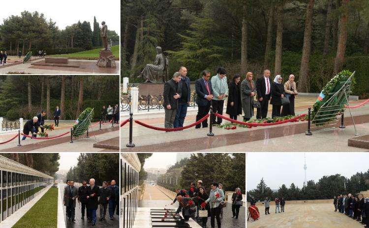 İndoneziyalı parlamentarilər Ulu Öndərin məzarını və Şəhidlər xiyabanını ziyarət ediblər 