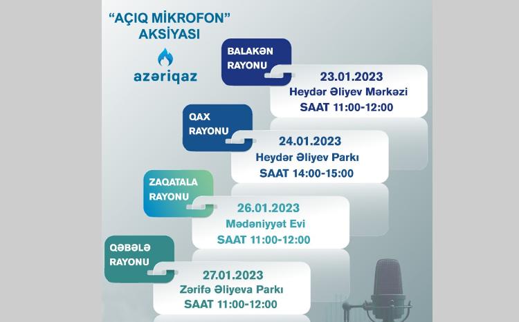 SOCAR "Azəriqaz" İstehsalat Birliyinin "Açıq mikrofon" aksiyası davam edir 
