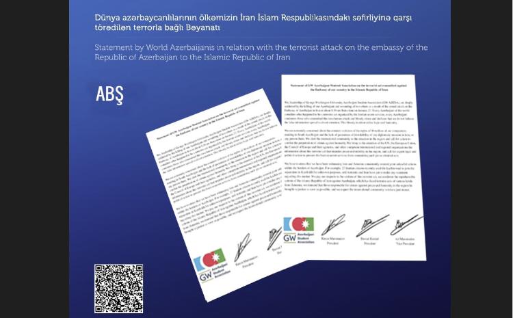 Corc Vaşinqton Universitetinin Azərbaycanlı Tələbələr Birliyi bəyanat yayıb 