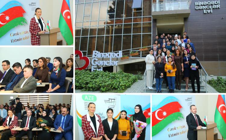 Binəqədi Gənclər Evində Qənirə Paşayeva ilə görüş keçirilib 