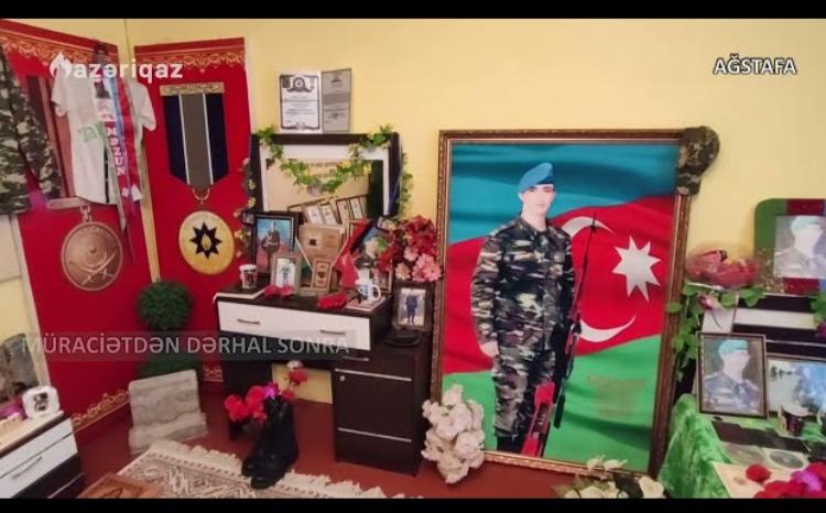 SOCAR "Azəriqaz" İB daha bir şəhid ailəsinin problemini tarixə qovuşdurdu - VİDEO