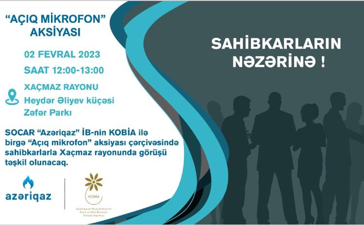 Sahibkarlarla növbəti görüş Xaçmaz rayonunda keçiriləcək 