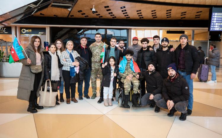 Türkiyəyə göndərilən daha bir qazimiz sağalaraq Vətənə qayıdıb 