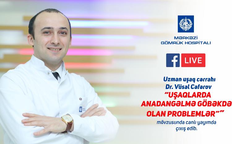 Mərkəzi Gömrük Hospitalının həkimi "Uşaqlarda anadangəlmə göbəkdə olan problemlər" mövzusunda çıxış edib - VİDEO